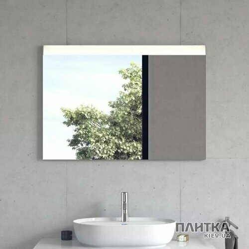 Зеркало для ванной Duravit Light LM7836000000000 Зеркало с подсветкой 800x700x35 серебро - Фото 2