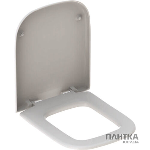 Кришка для унітаза Geberit myDay 575410000 myDay Сидіння з кришкою для унітазу, дюропласт, з мікроліфтом (soft-close), метал. петлі, колір білий білий - Фото 1
