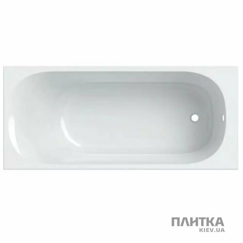 Акриловая ванна Geberit Soana 554.014.01.1 Ванна прямоугольная Geberit Soana, Slim rim, с ножками 170*75 см белый - Фото 1