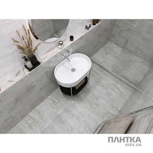 Керамогранит Golden Tile Marmo Milano MARMO MILANO серый 8М2510 серый - Фото 2