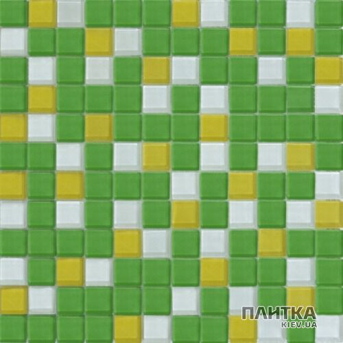 Мозаика Grand Kerama 804 Микс зеленый белый желтый белый,зеленый,желтый