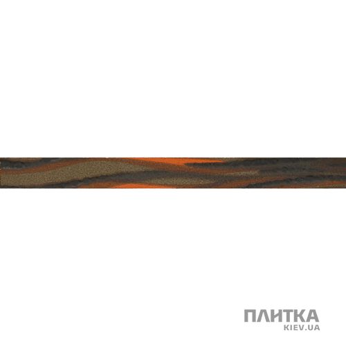 Плитка Imola Nuvole L.VENTO O MIX фриз -Z коричневий,помаранчевий - Фото 4