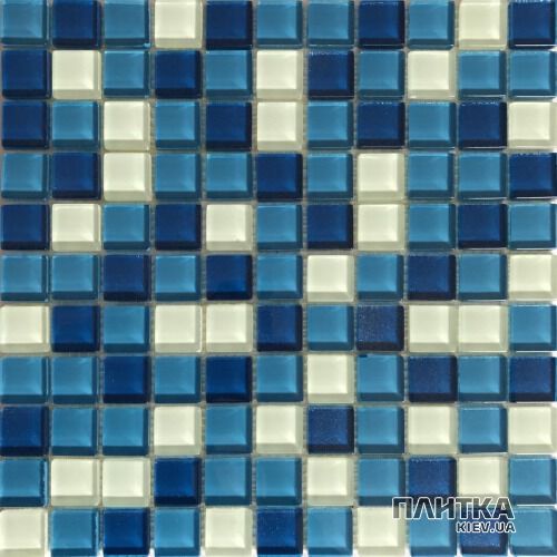 Мозаика Керамика Полесье SILVER BLUE MIX голубой,серый,синий - Фото 1