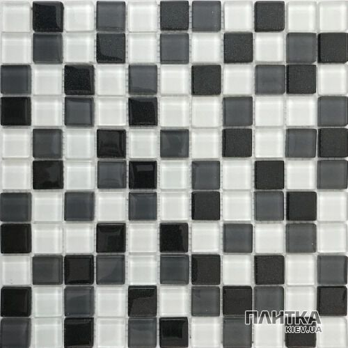 Мозаика Керамика Полесье SILVER BLACK MIX серый,черный - Фото 1
