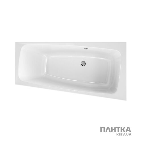 Акриловая ванна Kolo Split XWA1670000 SPLIT асимметричная ванна, правая, центральный слив + ножки SN0 белый - Фото 1