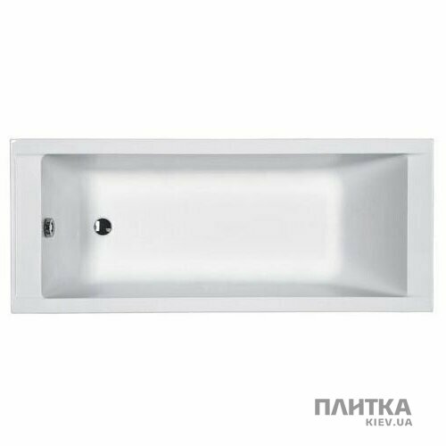 Акрилова ванна Kolo Supero 5361000 SUPERO Ванна прямокутна 170x75см, колір білий, в комплекті з ніжками SN14 білий - Фото 1