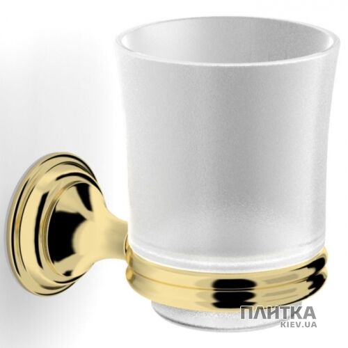 Стакан Langberger Classic Gold 2112211B-PVDG- CLASSIC GOLD Стакан с держателем, золото золото,стекло матовое - Фото 1