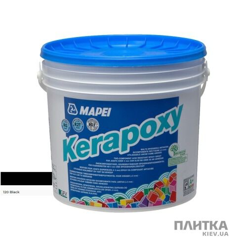 Затирка Mapei Kerapoxy Затирка Kerapoxy 120/2кг черная черный