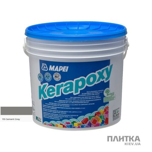 Затирка Mapei Kerapoxy Затирка Kerapoxy 113/2кг цемент темно-серый