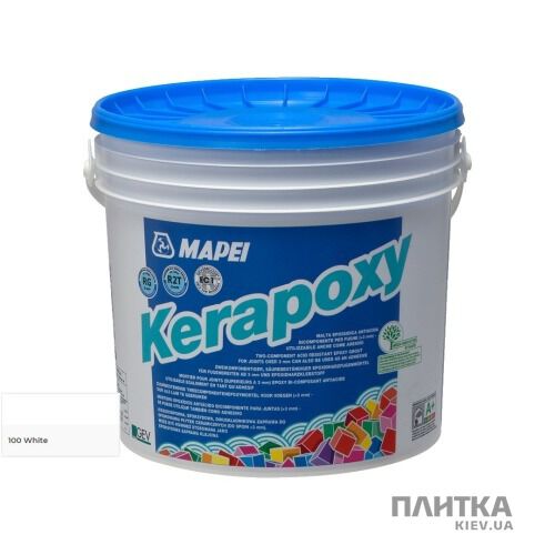 Затирка Mapei Kerapoxy Затирка Kerapoxy 100/2кг белая белый