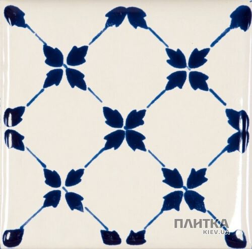 Плитка Marca Corona Coralli 9423 COR.BIANCO 1741 S/4 декор4 білий,синій - Фото 2