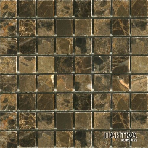 Мозаика Mozaico de Lux Stone C-MOS C-MOS EMPERADOR POL (LIGH) коричневый