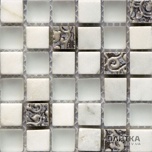 Мозаика Mozaico de Lux CL-MOS CL-MOS HS1130 белый,коричневый