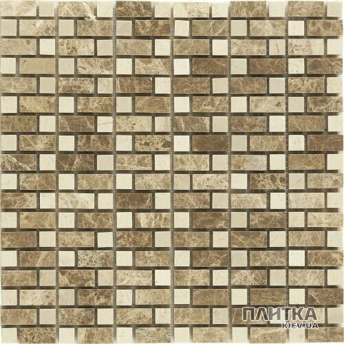 Мозаїка Mozaico de Lux CL-MOS CL-MOS PMST34 300х300х6 бежевий,коричневий,бежево-коричневий