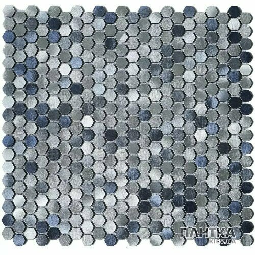 Мозаїка Mozaico de Lux CL-MOS CL-MOS CCLAYRK23029 304х332х4 сірий,світло-сірий,сіро-блакитний
