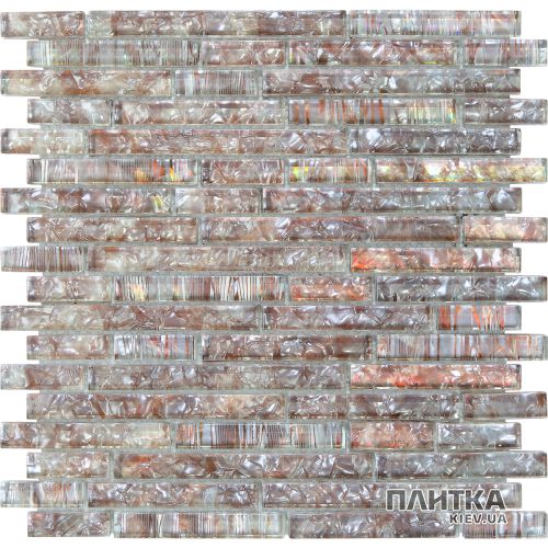 Мозаика Mozaico de Lux K-MOS K-MOS SHELL 02 (SHINE) коричневый