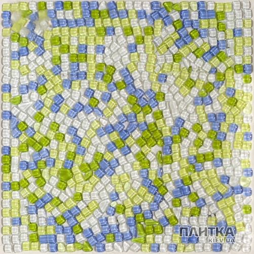 Мозаика Mozaico de Lux M-MOS M-MOS MSSH4006 PISTACHO PEBBLE белый,голубой,салатовый