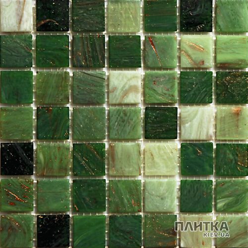 Мозаика Mozaico de Lux R-MOS R-MOS 20GN4041424344 GREEN MIX зеленый