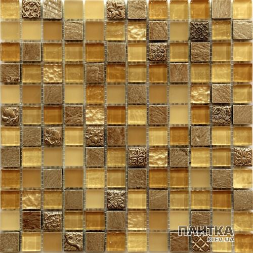 Мозаїка Mozaico de Lux S-MOS S-MOS HS0574 коричневий