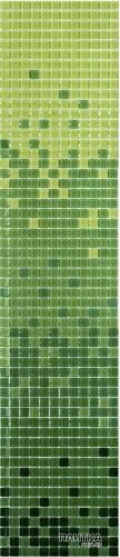 Мозаика Mozaico de Lux S-MOS S-MOS CB06(C35333129) зеленый,салатовый,растяжка