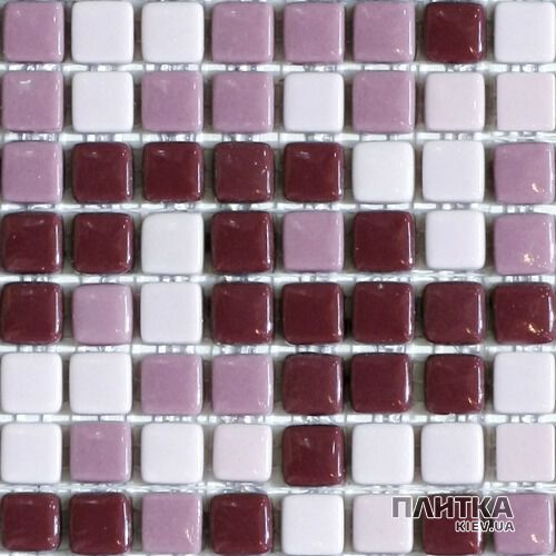 Мозаика Mozaico de Lux SMT-MOS SMT-Mos MIX B20+B57+B55 розовый,бордовый