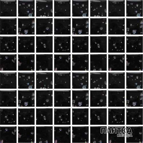 Мозаика Mozaico de Lux T-MOS T-Mos BG702-B (BG02) (L)SPARCLE BLACK черный