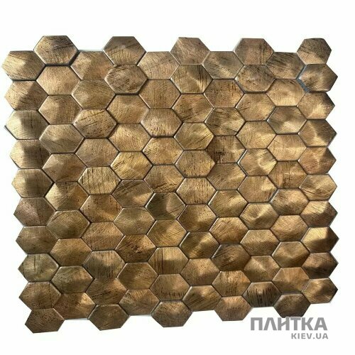 Мозаїка Mozaico de Lux V-MOS V-MOS VTH-601 260х302х3 золото