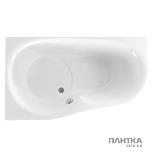 Акрилова ванна PAA MAMBO Ванна на рамі біла, лівостороння 1650х980 білий - Фото 1