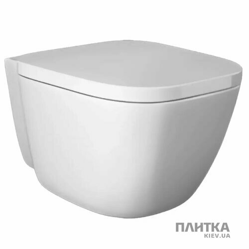 Унитаз RAK Ceramics One EL13AWHA+ONSC0004 ONE Унитаз подвесной с крышкой Duroplast, Soft Close, Rimless, белый белый - Фото 1