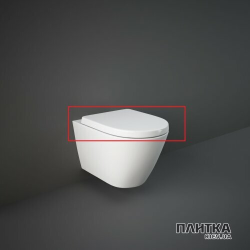 Крышка для унитаза RAK Ceramics Resort RESC0004 Крышка для унитаза Duroplast, SLIM, Soft Close, Quick Release, белая белый