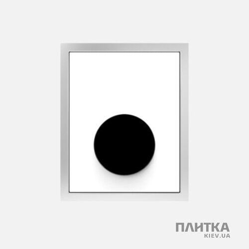 Кнопка для змиву SANIT 16.214.C9..0000 білий,чорний - Фото 1