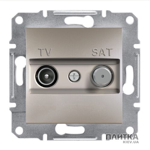 Розетка Schneider Asfora Розетка TV-SAT оконечная (1 dB), бронза бронза