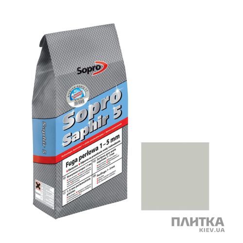 Затирка Sopro SOPRO Зат Saphir912(17)/2 сереб-сер
