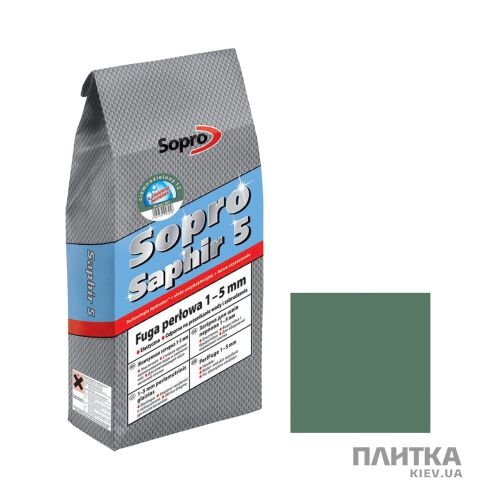 Заповнювач для швів Sopro SOPRO Зат Saphir927(12)/2кг зелена