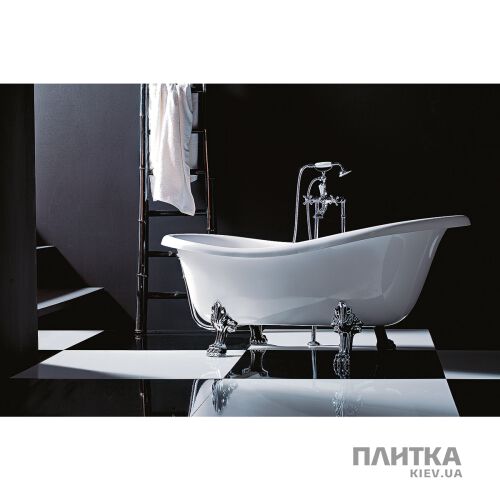 Ванна Treesse V5071 EPOCA Ванна +ніжки+сифон 1700х800, фурнітура - бронза, Impero Decor білий