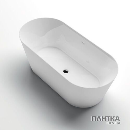 Акрилова ванна Treesse INKA Ванна окремостояча овальна V3880XBO000S INKA 180х80, білий матовий білий - Фото 1