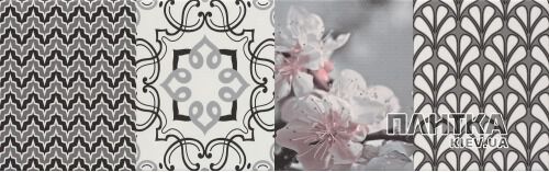 Плитка Venus Icon ICON DECORE GLOSSY LOUNGE декор5 білий,сірий,рожевий,чорний - Фото 5