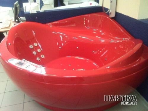 Гидромассажная ванна WGT Illusion Easy + Hydro&Aero 172х172 см (красная) красный - Фото 3
