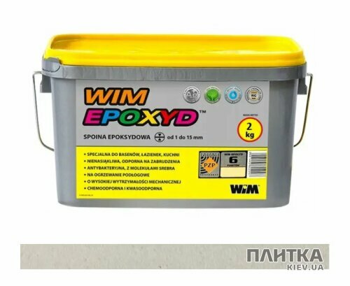 Заповнювач для швів WIM Затирка WIMEPOXYD 1/10 2 кг манхетен сірий