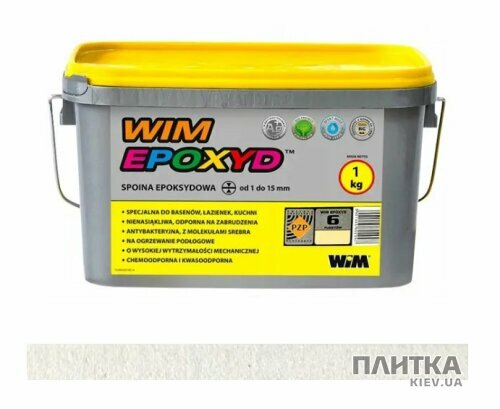 Заповнювач для швів WIM Затирка WIMEPOXYD 1/00 1 кг білий білий