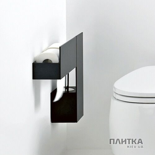 Мебель для ванной комнаты AGAPE ASEN0917N SEN Полочка металлическая для держателя бумаги, black черный