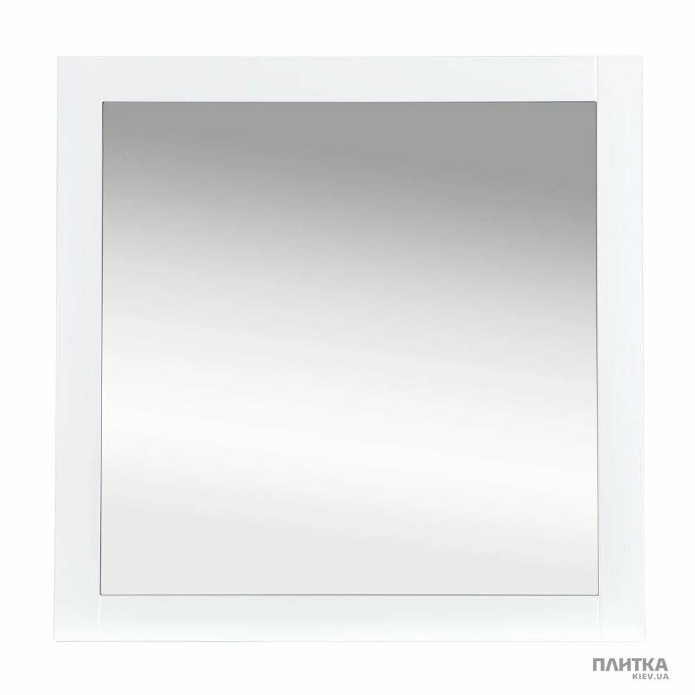 Зеркало для ванной Аква Родос Олімпія 7011 ОЛІМПІЯ Зеркало-80, белое белый,серебро