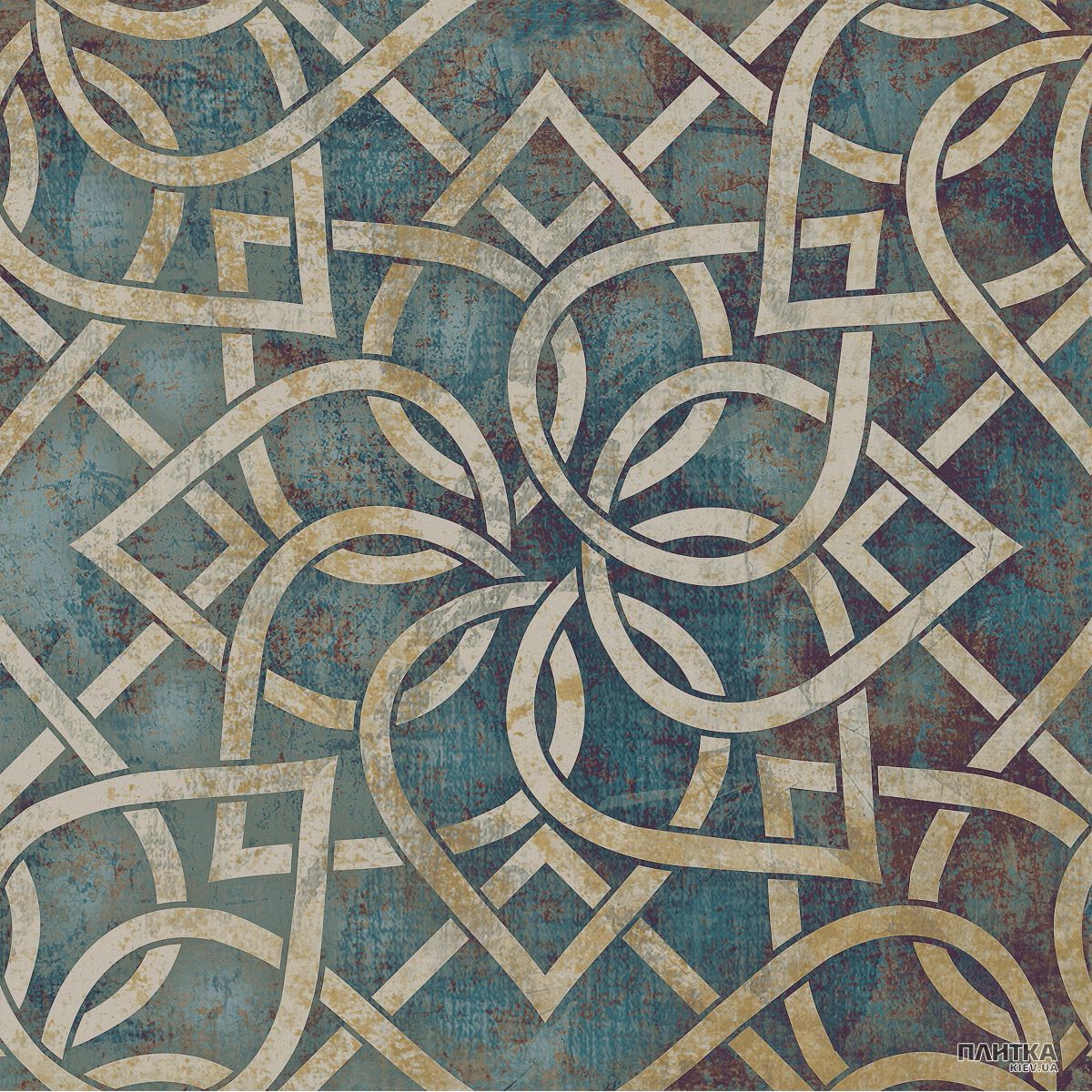 Керамогранит Almera Ceramica Aragon ARAGON бежевый,коричневый,синий