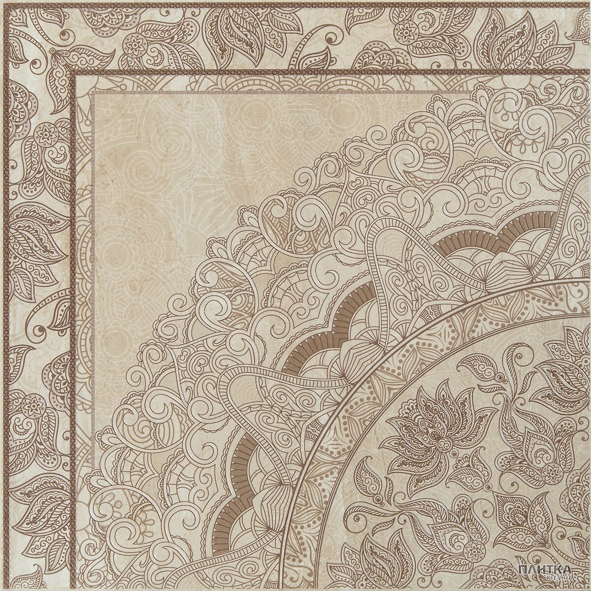 Напольная плитка Almera Ceramica Daino DEC DAINO бежевый,коричневый,серый