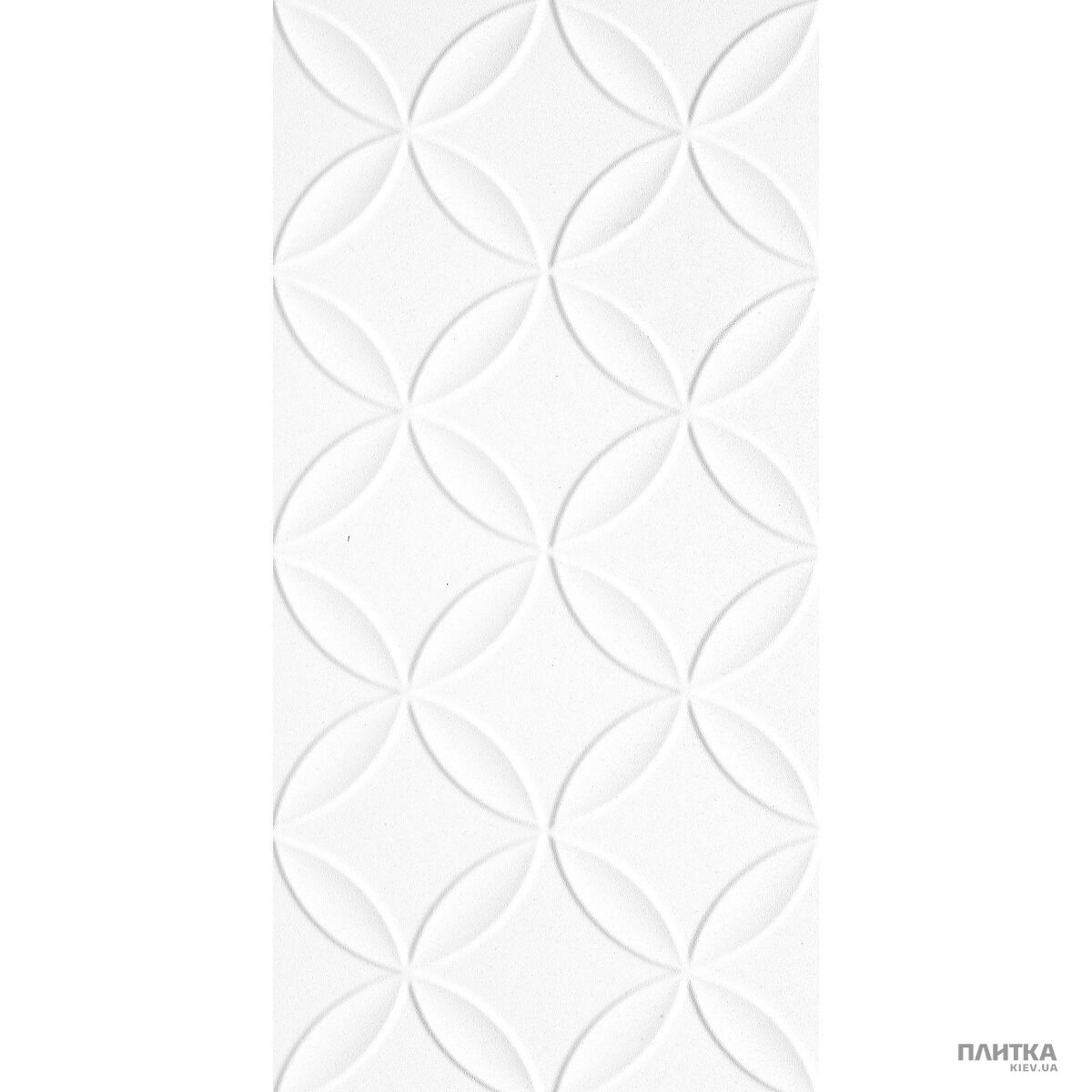 Плитка Almera Ceramica Milano Q2300CM34 CIRCLES білий
