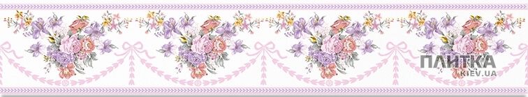 Плитка Almera Ceramica Provance CNF PROVANCE фриз білий,рожевий,світлий