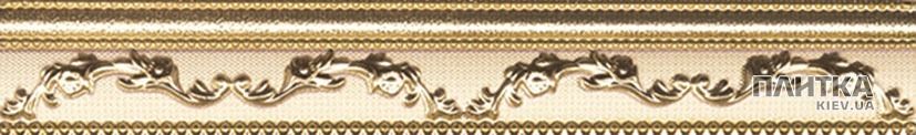 Плитка Aparici Pashmina CACHEMIR GOLD MOLD фриз кремовый,золотой