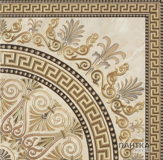 Плитка APE Ceramica Australian ROSETON NARON декор4 бежевый,коричневый,золото,черничный