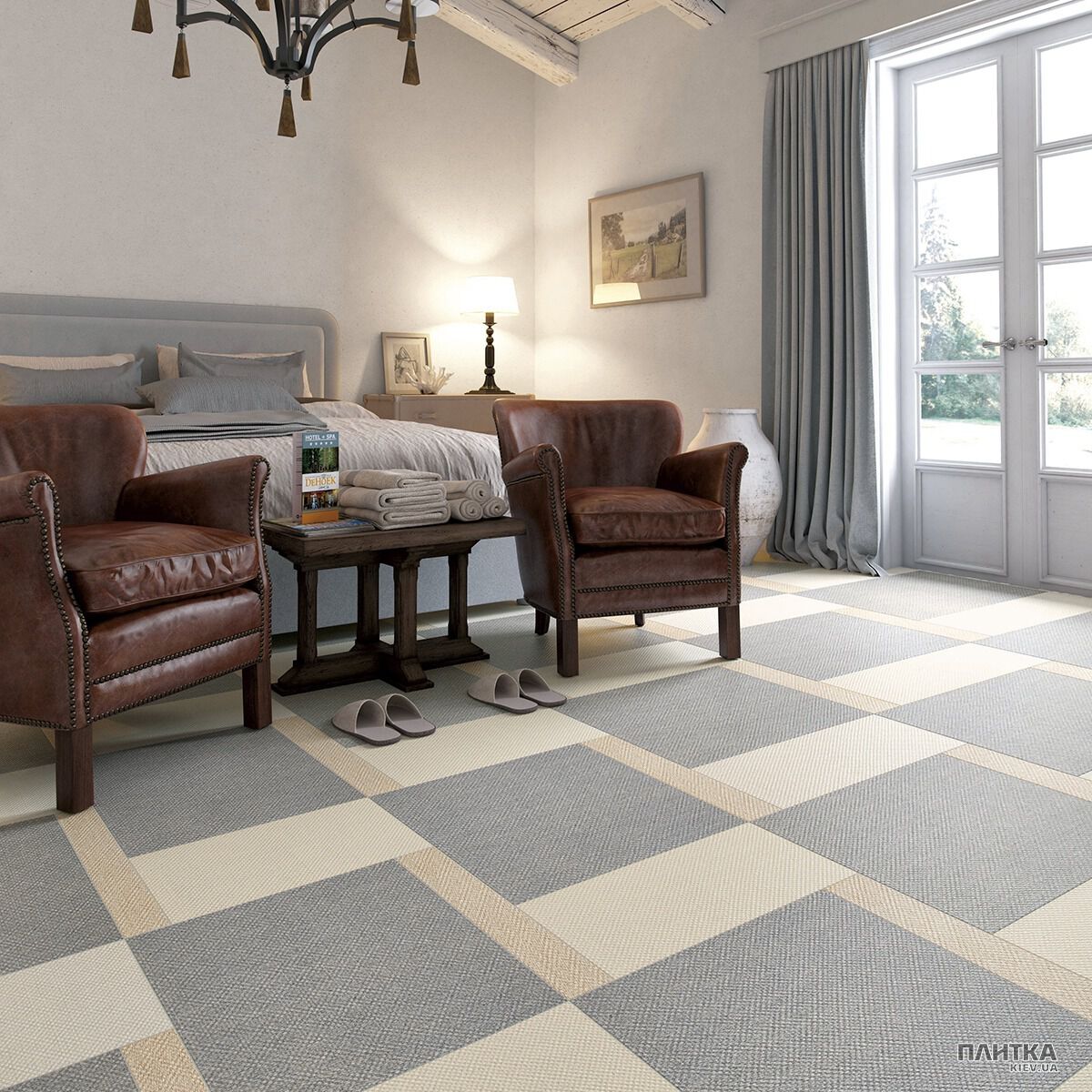 Керамогранит APE Ceramica Carpet CARPET CLOUDY RECT серый