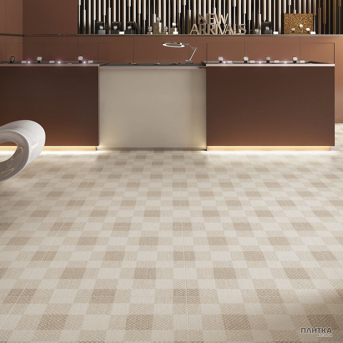 Керамограніт APE Ceramica Carpet TRILOGY MOKA RECT коричневий